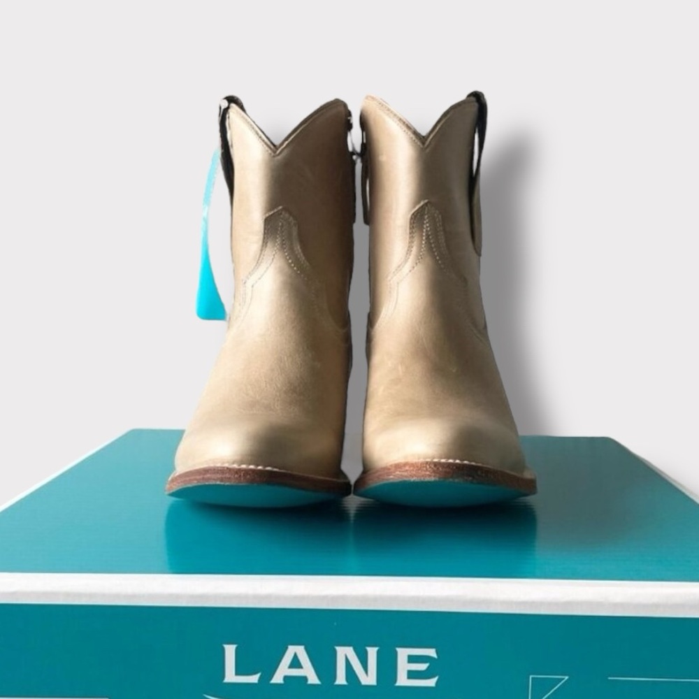 Lane The Plain Jane Bootie in Butterscotch - Picture 9 of 10